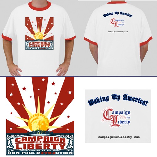 Design di Campaign for Liberty Merchandise di V4R