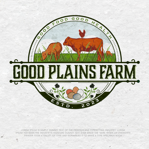 Create a unique logo that will stand out for a pasture based regenerative farm Design by MARLON KALIS