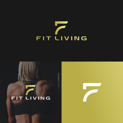 "Sport / Gezondheidslogo in goud" winning Logo design