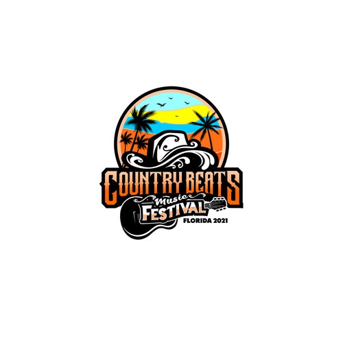 Iconic logo for iconic event for country music festivals in Florida Design by mac23line