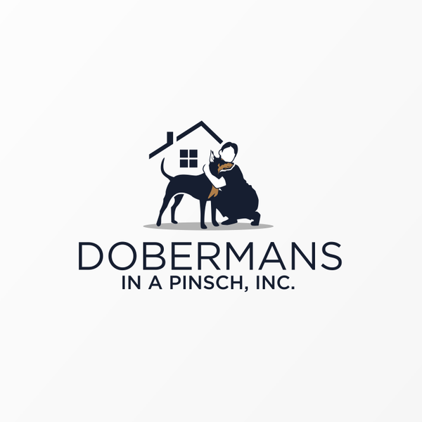 Design by AlrazStu titled "Logo for DOBERMANS in a pinsch"
