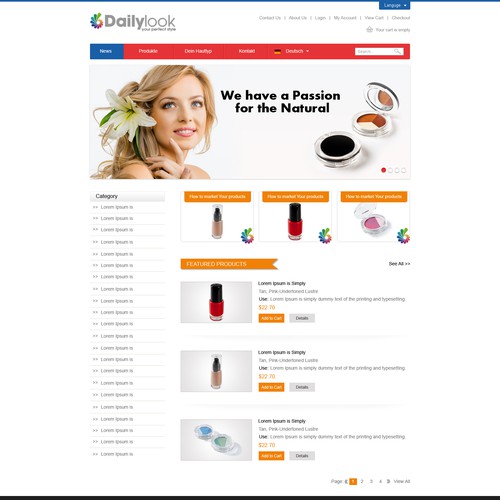 Web page design contest entry by ★NaYaRaJ★