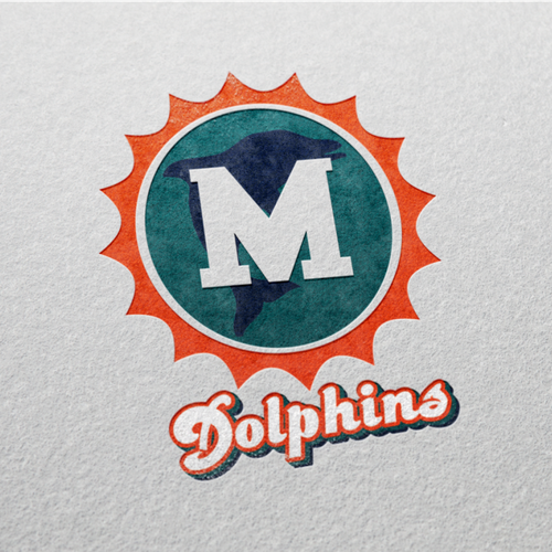 99designs community contest: Help the Miami Dolphins NFL team re-design its logo! Design réalisé par uvek.sa.tobom