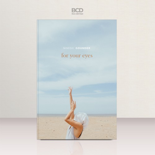 for your eyes- poetry and journal book cover Design by BCD∞