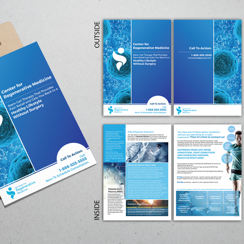 stem cell therapy brochure | Brochure contest