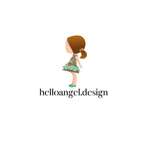 Design fun branding pack for little girl's dress brand (logo, biz card, clothing tag, shopping bag) Design réalisé par Ava N Garda