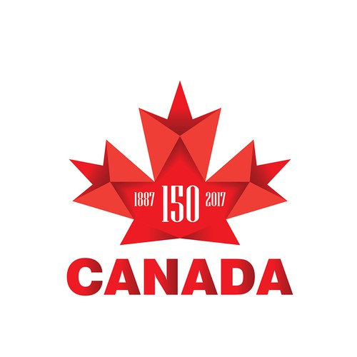 Community contest: Design Canada’s 150th birthday logo! Design by rakunat