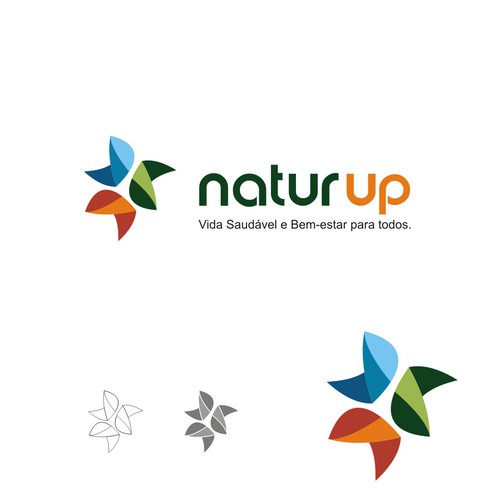 Natur Up - Nova loja de produtos naturais Design by weinedesign ⭐