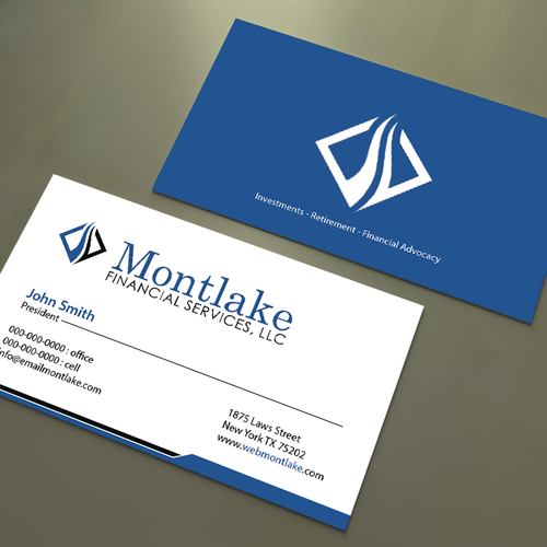 Business card needed for start-up registered investment adviser ...