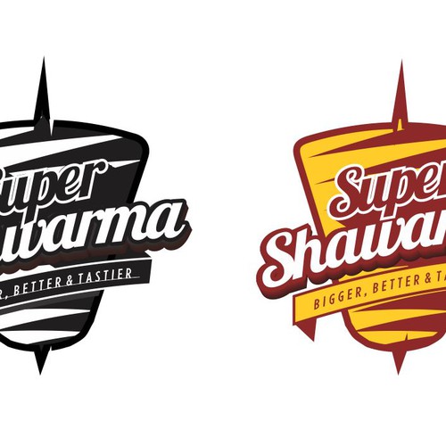 logo for Super Shawarma Diseño de Adrian Medel Aceiro