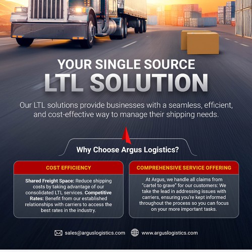 Argus LTL Program Flyer Design by creati>e.SB