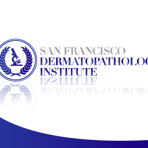 need help with new logo for San Francisco Dermatopathology Institute: possible ideas and colors in provided examples Design by cori arg