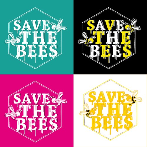 Create a "Save the Bees" Illustration Design by gabs&gabs