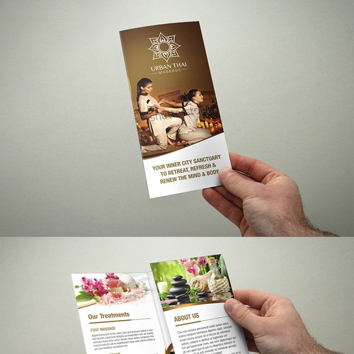 Design by Graphics House titled "Urban Thai Massage needs an elegant & captivating illustration"