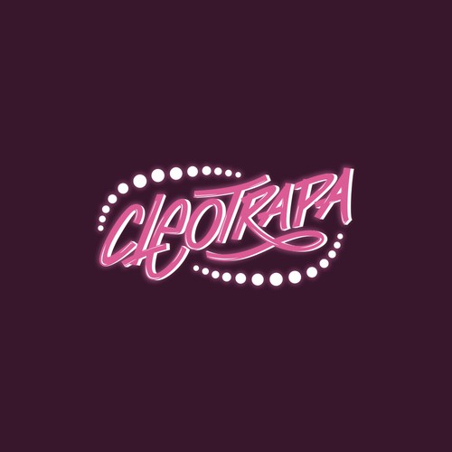 CLEOTRAPA Artist Name Logo Diseño de sabhu07