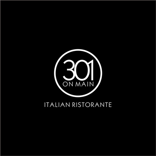 RESTAURANT 301 ADD ITALIAN RISTORANTE under logo Design by tawwoon