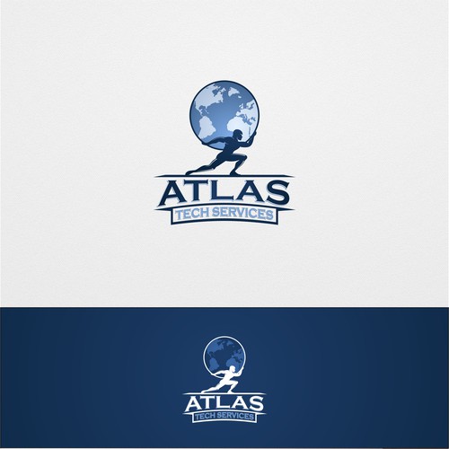 Guaranteed-  Create a logo and branding concept for Atlas Tech Services Design by DedovArt