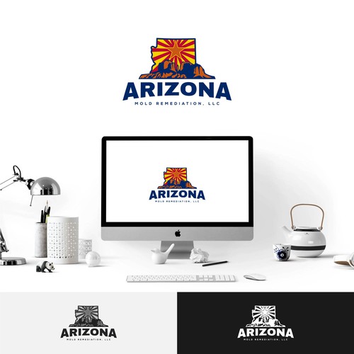 Arizona themed logo for established contractor needed! Design by StudioJack