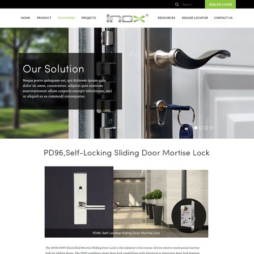 Architectural hardware website Design by ♾️e2infinity♾️