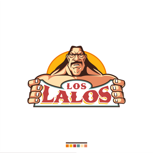 Argentinian Mexican gang boss retires to start a food gang -- needs fun cartoon logo! Design von Ammar elkapasa