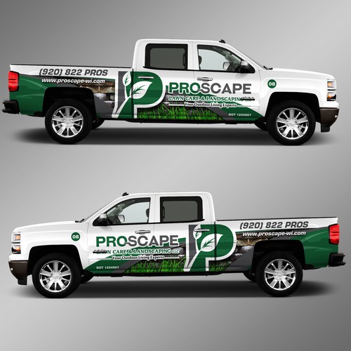 Designs | Create a stunning vehicle wrap for Proscape that bring them ...
