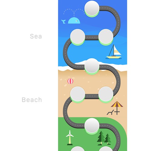 SVG Journey Map Design von thelembique