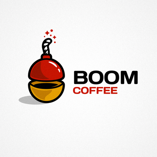 logo for Boom Coffee Design by Rom@n