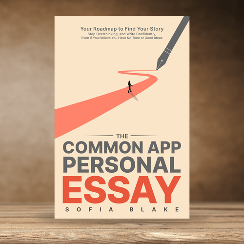 Sharp, fun, upbeat design for a book cover on writing for college applicants Design by praveen007