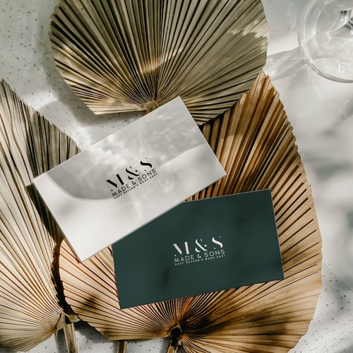 Design di Luxury Meets Ease: Logo & Card Design for Made & Sons di S H A Y