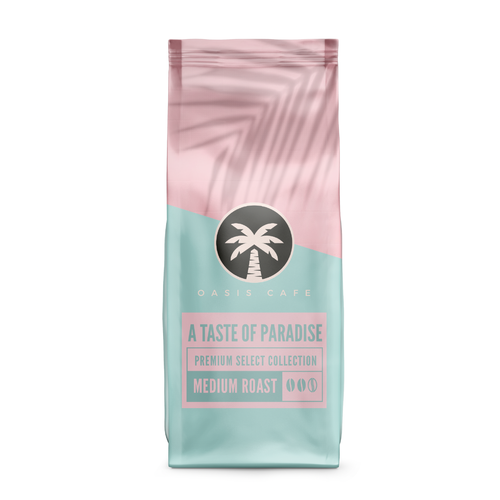 OASIS CAFE COFFEE BEAN PACKAGING DESIGN Design by VoiceDesign