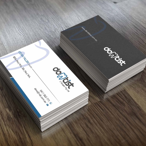 create professional cards for our dental business Design von grintdeveraux