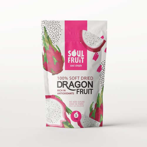 eye-catching packaging design for new health food product Design by AnaHola