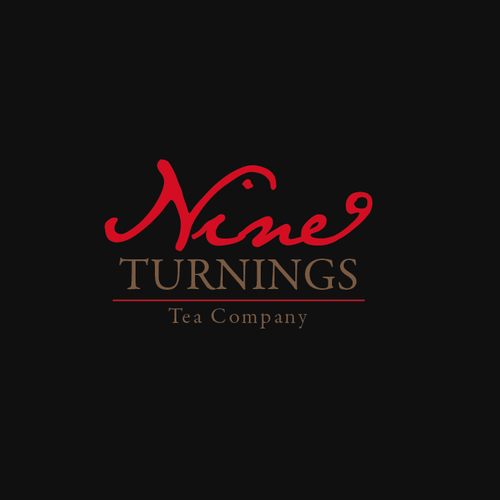 Tea Company logo: The Nine Turnings Tea Company Diseño de C@ryn