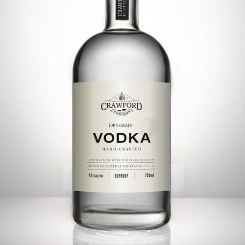 Vodka Label Product label contest