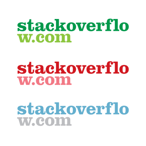 logo for stackoverflow.com Design by jblo
