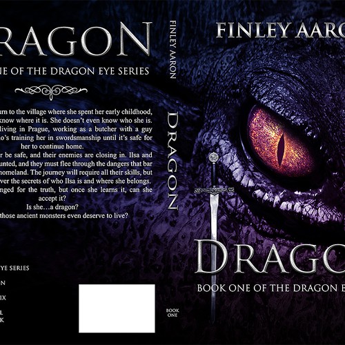 Book Covers for the first 3 books in my YA urban fantasy series, Dragon Eye—more books to come! Ontwerp door Betelgeuse