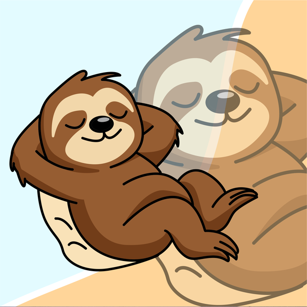 Diseño de Ḉvx ѦĮęxẑα ♥ titulado "Cartoon sloth mascot logo"