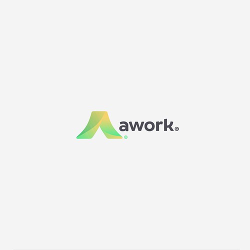 New logo for AI-based productivity software "awork" Diseño de VisibleGravity™