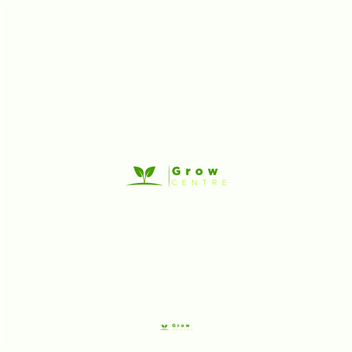 Logo design for Grow Centre Design por frayen_art