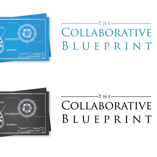 Create the next logo for The Collaborative Blueprint Design by blackdog.digital