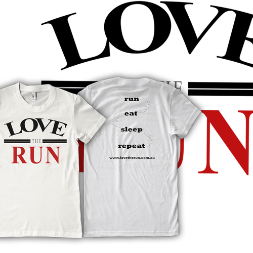 Love the Run needs a new t-shirt design Design por .ns2a.