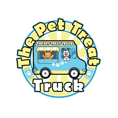 Design a cute/cartoon logo for our dog food truck! Design by yukiaruru