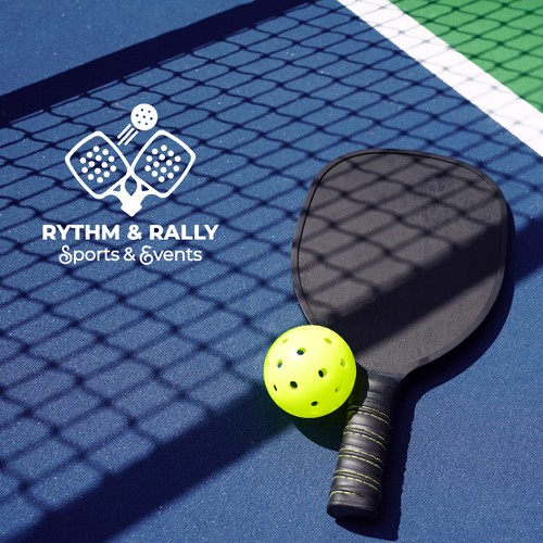 Music Meets Pickleball! Cool, musical logo for sports facility Design by M.I.Thomson