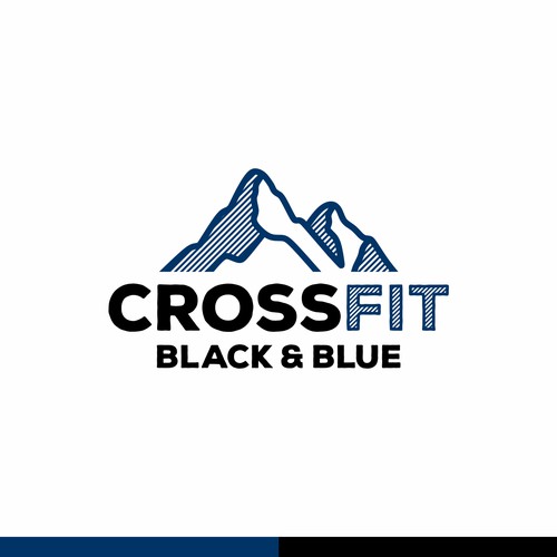 CrossFit Black & Blue -logo design Design by sriredjeki