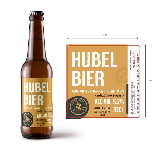 Microbrauerei: Bierflasche sucht Etikettendesign Design by Krasi Miletieva