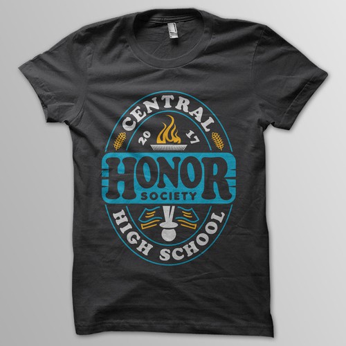 High School Honor Society T-shirt for www.imagemarket.com Réalisé par appleART™