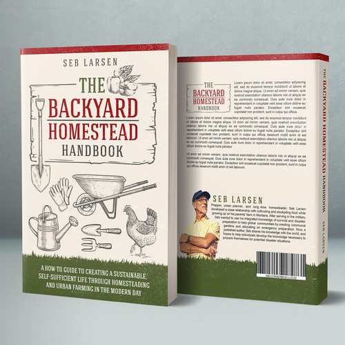 Backyard Homesteading & Urban Farming Book Cover Design Design by ianskey