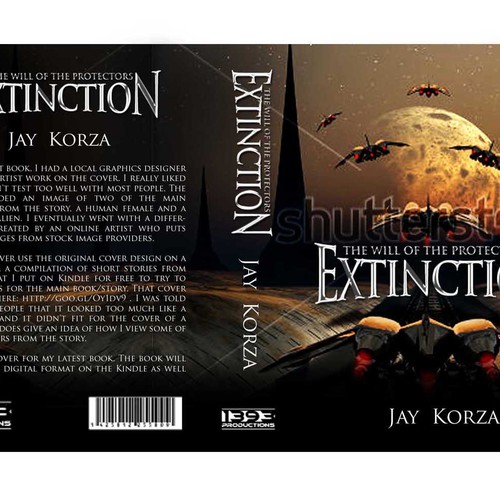Military Sci-Fi book cover for Kindle and Createspace Design by Gulshan Kumar
