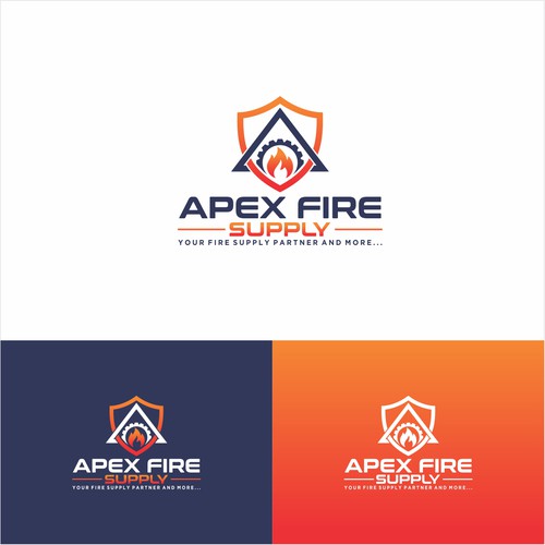 Apex Fire Supply Logo Wanted-ontwerp door rehan20