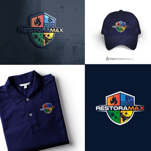 Restoration Company Branding. Design by Nana445